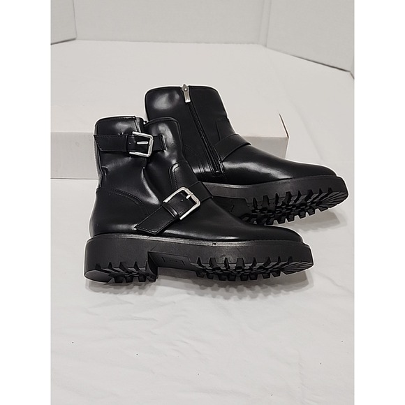 Nordstrom Rack Black Ankle Buckle Boot US 7 New, no box - Picture 4 of 4